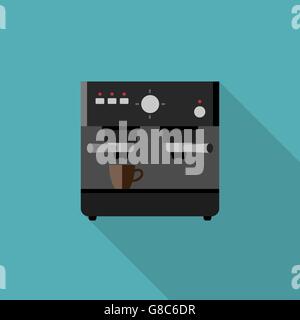 Kaffeemaschine-Symbol. Stock Vektor