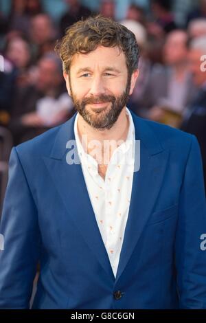 Chris O'Dowd bei der Premiere des Programms während des 59. BFI London Film Festival im Odeon Cinema, Leicester Square, London. Stockfoto