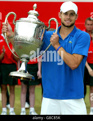 Tennis - Stella Artois Championship 2005 - Finale - Andy Roddick V Ivo Karlovic - Queens Club Stockfoto