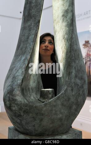 Sotheby's irische Kunst Verkauf Relaunch - London Stockfoto