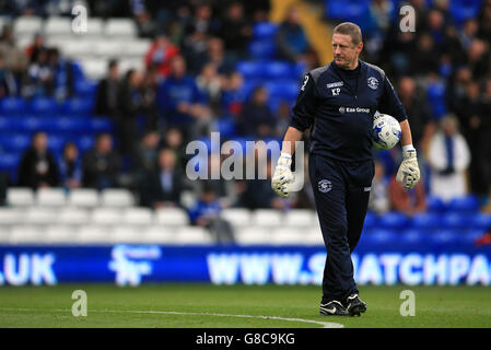 Fußball - Sky Bet Championship - Birmingham City / Queens Park Rangers - St. Andrew's. Birmingham City Torwarttrainer Kevin Poole Stockfoto