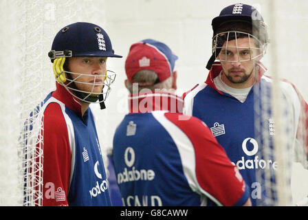 Kricket - der NatWest International dreieckigen Series - England V Bangladesch - England Netze - The Brit Oval Stockfoto