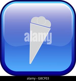 Eis-Symbol - Vektor-illustration Stock Vektor