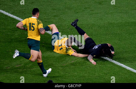 Rugby-Union - Rugby-Weltmeisterschaft 2015 - Finale - New Zealand V Australien - Twickenham Stockfoto