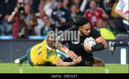 Rugby-Union - Rugby-Weltmeisterschaft 2015 - Finale - New Zealand V Australien - Twickenham Stockfoto