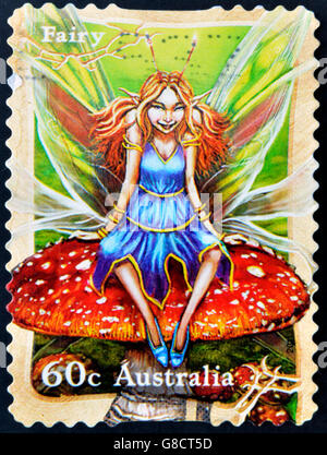 Australien - ca. 2011: Briefmarke gedruckt in Australien zeigt Märchen, ca. 2011 Stockfoto
