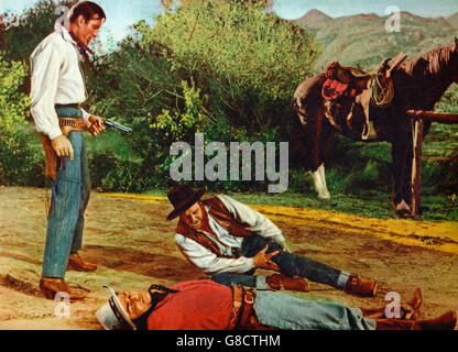 Pistole Duell In Durango, aka: sterben Würfel Sind Gefallen, USA 1957, Regie: Sidney Salkow, Szenenfoto Stockfoto