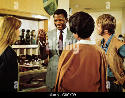 Für die Liebe von Efeu aka: Liebling, USA 1968, Regie: Daniel Mann, Monia: (v. l.) Lauri Peters, Sidney Poitier, Abbey Lincoln, Beau Bridges Stockfoto