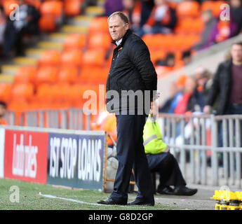 Fußball - Himmel Bet League One - Blackpool V Crewe Alexandra - Bloomfield Road Stockfoto