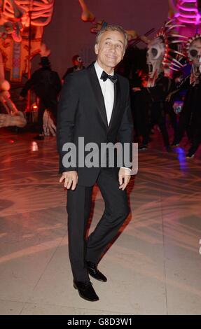 Christoph Waltz besuchte nach der Weltpremiere von Spectre die After Party im British Museum in London. Stockfoto