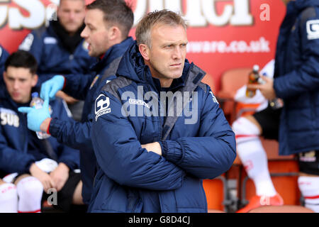 Fußball - Himmel Bet League One - Blackpool V Crewe Alexandra - Bloomfield Road Stockfoto