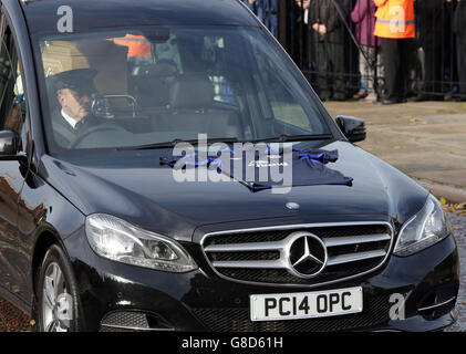 Fußball - Howard Kendall Beerdigung Stockfoto