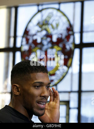 Boxen - Anthony Joshua und Dillian Whyte Pressekonferenz - Trinity House Stockfoto