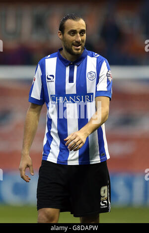 Fußball - Sky Bet Championship - Sheffield Mittwoch gegen Nottingham Forest - Hillsborough. Atdhe Nuhiu, Sheffield Mittwoch Stockfoto