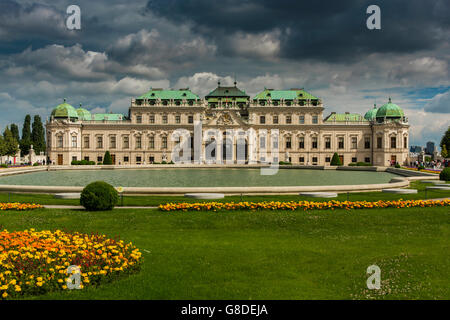 Oberen Belvedere, Wien, Österreich Stockfoto