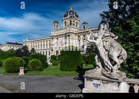 Kunsthistorischen Museums oder des Kunsthistorischen Museums, Wien, Österreich Stockfoto