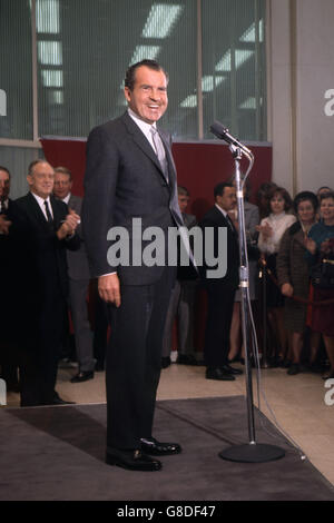 Politik - Richard Nixon besuchen - US-Botschaft, London Stockfoto