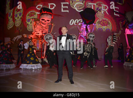 Spectre After Party - London. Daniel Craig bei der Spectre After Party im British Museum in London Stockfoto