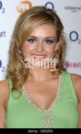 Nordaff Robbins Silver Clef Lunch - InterContinental Hotel. Opernsängerin Katherine Jenkins kommt. Stockfoto