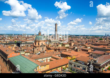 Bologna Emilia Romagna Italien Stadt Antenne Stockfoto