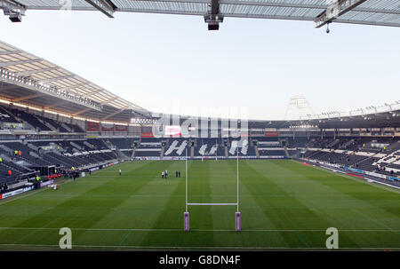 Eine allgemeine Ansicht des KC Stadions vor dem Spiel der England gegen New Zealand International Test Series. DRÜCKEN SIE VERBANDSFOTO. Bilddatum: Sonntag, 1. November 2015. Siehe PA Story RUGBYL England. Das Foto sollte lauten: Richard Sellers/PA Wire. EINSCHRÄNKUNGEN: Nur für redaktionelle Zwecke. Keine kommerzielle Nutzung. Keine falsche kommerzielle Vereinigung. Keine Videoemulation. Keine Manipulation der Bilder. Das Spiel der Internationalen Test Series im KC Stadium, Hull. DRÜCKEN SIE VERBANDSFOTO. Bilddatum: Sonntag, 1. November 2015. Siehe PA Story RUGBYL England. Das Foto sollte lauten: Richard Sellers/PA Wire. EINSCHRÄNKUNGEN: Stockfoto