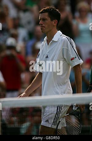 Tennis - Wimbledon Championships 2005 - Herren zweite Runde - Tim Henman V Dmitry Tursunov - All England Club Stockfoto