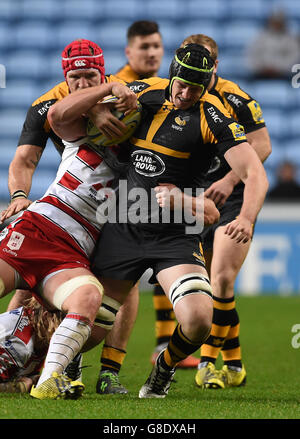 Rugby-Union - Aviva Premiership - Wespen V Gloucester - Ricoh Arena Stockfoto