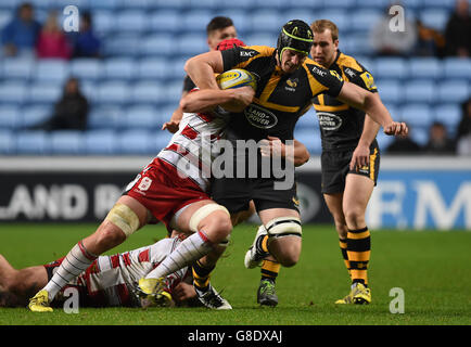 Rugby-Union - Aviva Premiership - Wespen V Gloucester - Ricoh Arena Stockfoto