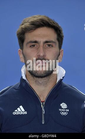 Bisham Abbey, Buckinghamshire, England. 28. Juni 2016. Adam Dixon, 29, Nottingham, Herren Hockey. TeamGB kündigt die Mannschaft für die Olympischen Spiele in Rio2016. National Hockey Centre. Bisham Abbey. Buckinghamshire. VEREINIGTES KÖNIGREICH. 28.06.2016. Bildnachweis: Sport In Bilder/Alamy Live-Nachrichten Stockfoto