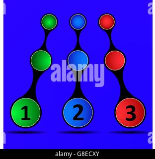 Infografik-Design Abstract Background. Vektor. EPS10 Stock Vektor