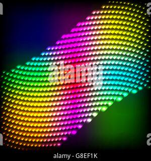 Abstrakte Spektrum dunklen Hintergrund mit farbigen funkelt. EPS10 Vektor Stock Vektor