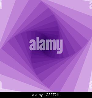 Unendlichkeit Hintergrund Quadrate wirbeln abstrakte Abbildung. Lila. Vektor. EPS10 Stock Vektor