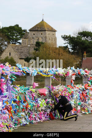 Shoreham Trauerfeier Stockfoto