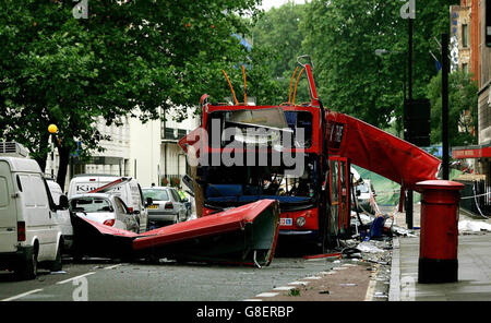 Terroristische Anschläge in London Stockfoto