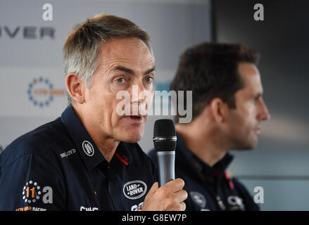 Segeln - Media Briefing - Landrover BAR Sitz Stockfoto