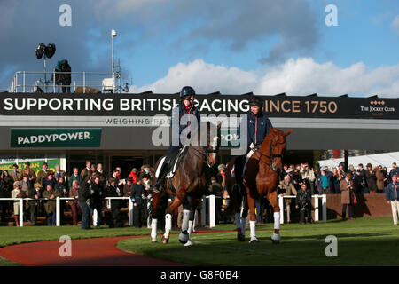 Cheltenham Rennen - Open - Tag eins Stockfoto