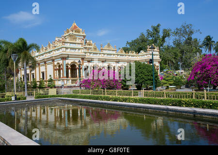 Tempel Teiche und Gärten in Vĩnh Tràng Tempel in Mỹ Hóa Dorf, My Tho, Bảo Định Kanal, My Phong, Mekong, Delta, Vietnam, Asien Stockfoto