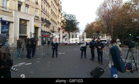 Paris-Terror-Anschlag Stockfoto