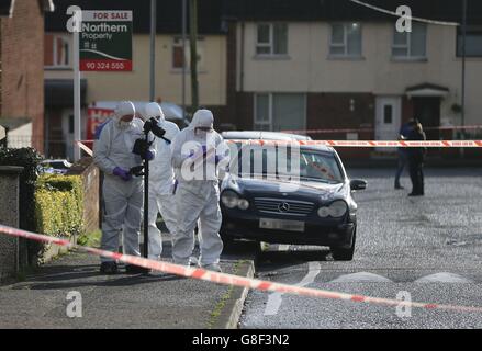 West Belfast schießen Stockfoto