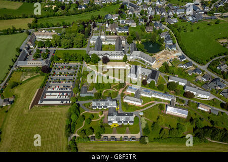 Luftaufnahme, Kloster Grafschaft, Fachkrankenhaus, Lungenklinik, Borromäerinnen, Barmherzigen Schwestern von St. Karl Borromäus, Stockfoto