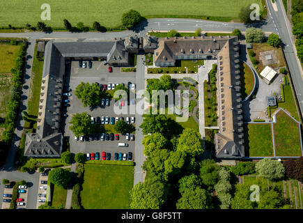 Luftaufnahme, Kloster Grafschaft, Fachkrankenhaus, Lungenklinik, Borromäerinnen, Barmherzigen Schwestern von St. Karl Borromäus, Stockfoto