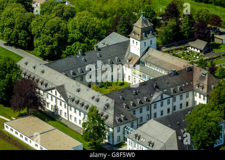 Luftaufnahme, Kloster Grafschaft, Fachkrankenhaus, Lungenklinik, Borromäerinnen, Barmherzigen Schwestern von St. Karl Borromäus, Stockfoto