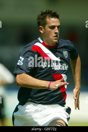 Fußball - freundlich - Telford United / West Bromwich Albion - New Bucks Head. Darren Carter von West Bromwich Albion Stockfoto