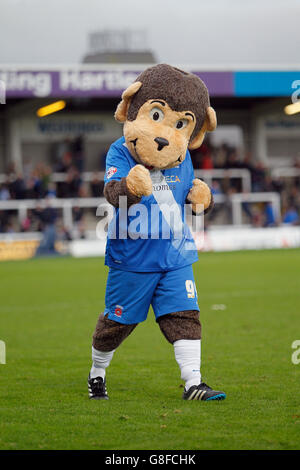 Hartlepool United / Leyton Orient - Sky Bet League Two - Victoria Park. HANGUS der Affe Hartlepool United Mascot Stockfoto