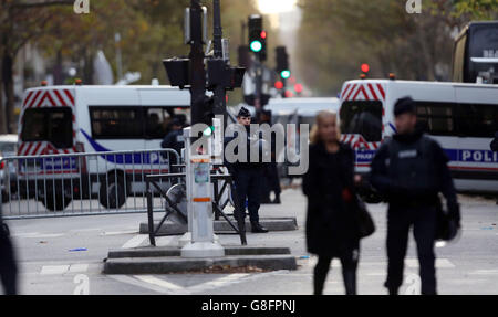 Paris-Terror-Anschlag Stockfoto