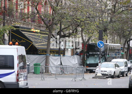 Paris-Terror-Anschlag Stockfoto