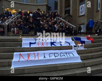 Paris-Terror-Anschlag Stockfoto