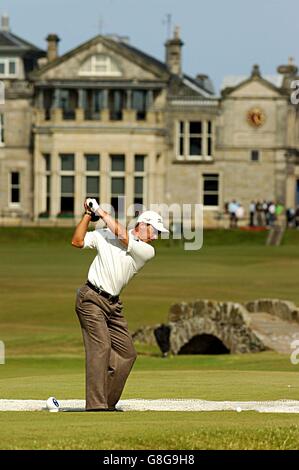 Golf - 134. Open Championship 2005 - Übungsrunde. Tom Pernice Stockfoto