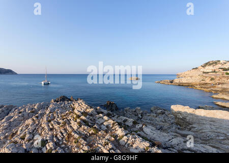 Blick auf einen Strand im Norden Mallorca, Spanien Stockfoto