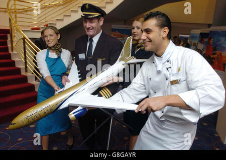 Gulf Air Dublin nach Bahrain Einführung Stockfoto